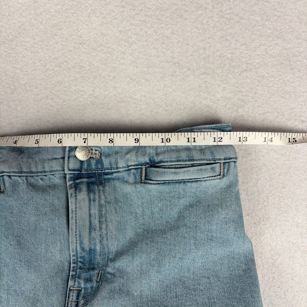 Madewell Emmett Wide-Leg Jeans Women's 25 Blue Light Wash Ankle Crop Normcore - Picture 5 of 10